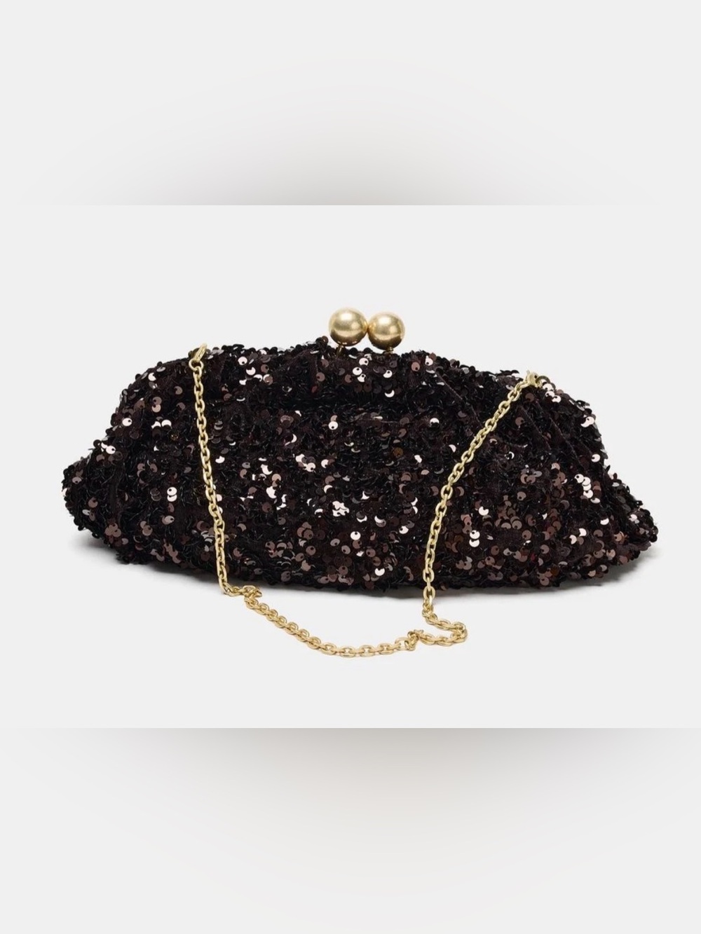Zara SEQUIN CLUTCH
